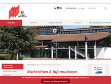 Tablet Screenshot of meitingen.de